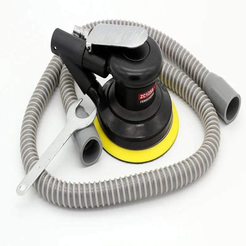 Free Shipping Pneumatic Polishing car polisher 5 6 inch Sin Self vacuum