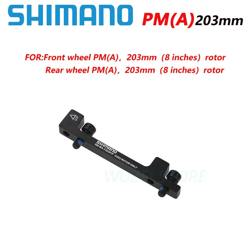 

SHIMANO SM-MA-F203 /P2 Ultralight MTB Bike Brake Support PM disc bracket adapter for 203mm 8 inches Disc brake rotor original