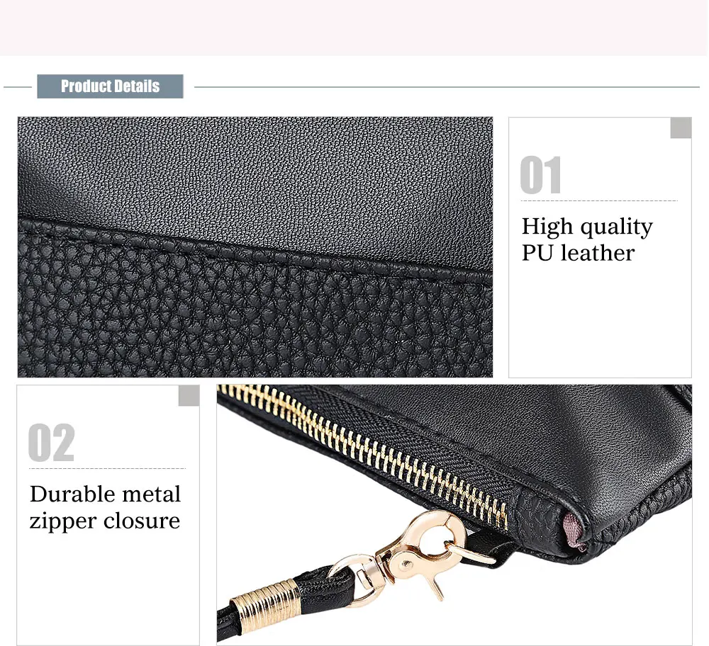 Brief Pure Color PU Leather Women Crossbody Bag