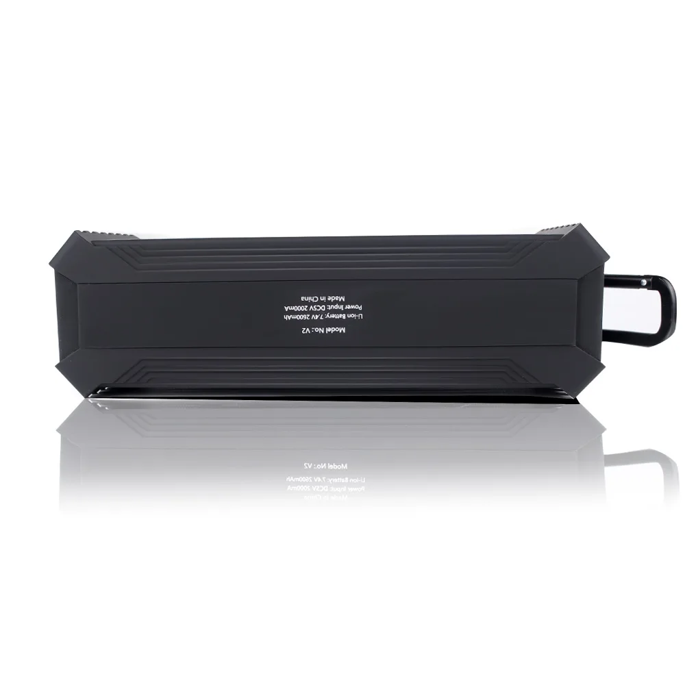 

HBUDS Bluetooth Speaker Basic 2 Square Box 2 Stereo Portable Bluetooth 4.2 HD High Definition Sound Quality Play Black