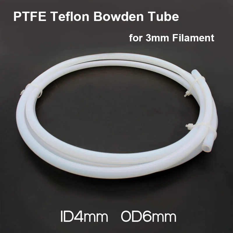 1 метр детали для 3D принтера 75 мм или 3 трубка из ПТФЭ J head hotend RepRap Rostock Bowden горло