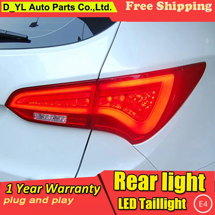 Car Styling Accessories for Hyundai IX45 LED Taillights Korea Style Tail Lamp Rear DRL+Brake+Park+Signal led light | Автомобили и