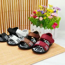 WENDYWU NEW Summer girls sandals 2018 PU leather sandals children beach sandals boy shoes sneaker Rubber