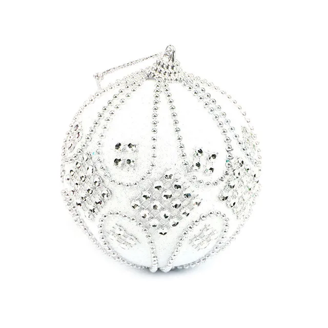 Xmas Decoration Christmas Balls Rhinestone Glitter Baubles