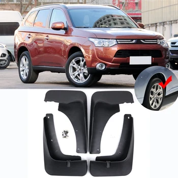 

Front Rear Molded Car Mud Flaps For Mitsubishi Outlander 2013 2014 2015 Mudflaps Splash Guards Mud Flap Mudguards Fender