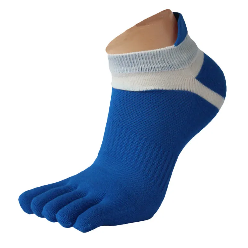 1 пара летние носки Мужская одежда сетка Meias спортивные беговые счастливые пять пальцы рук и ног носки skarpetki