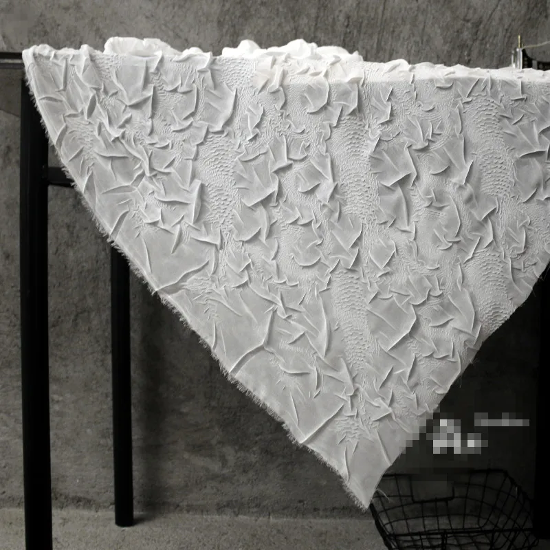 

45cm*113cm/piece Fabric of chiffon designer diy organ pleated dress