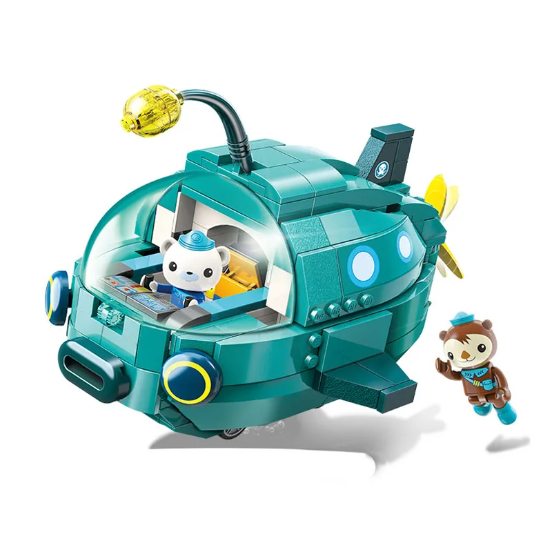 Обучающий строительный блок Octonauts GUP-S полярная разведка автомобиль и барнакс kwazii 275 Обучающие Кирпичи Игрушка для мальчика подарок - Цвет: 3703