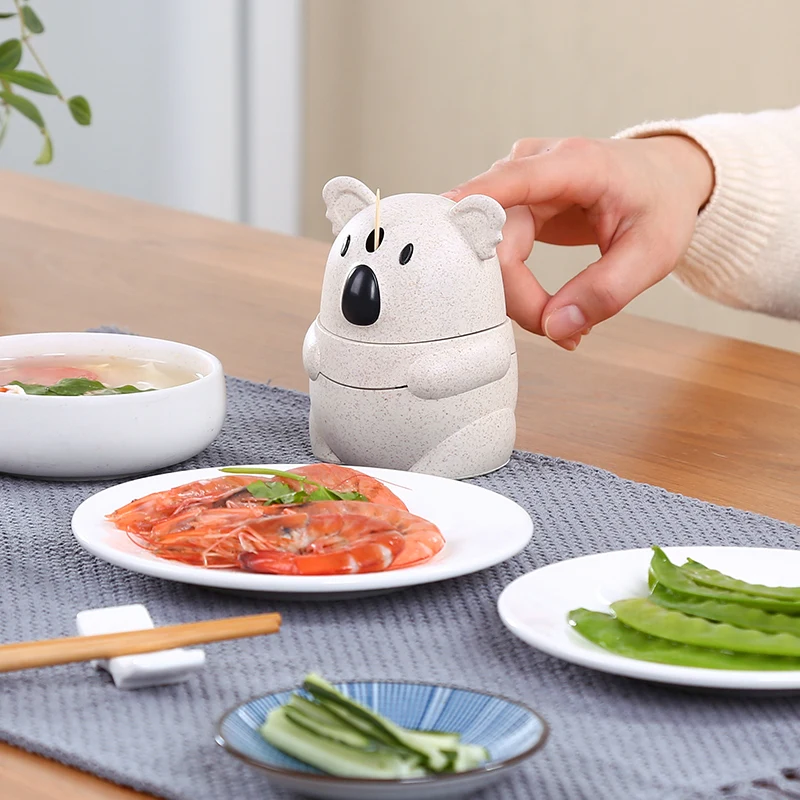 

Fashion Personality Toothpick Holder Container Creative Automatic Toothpick Box Portable Table Toothpick Dispenser Holder Decora