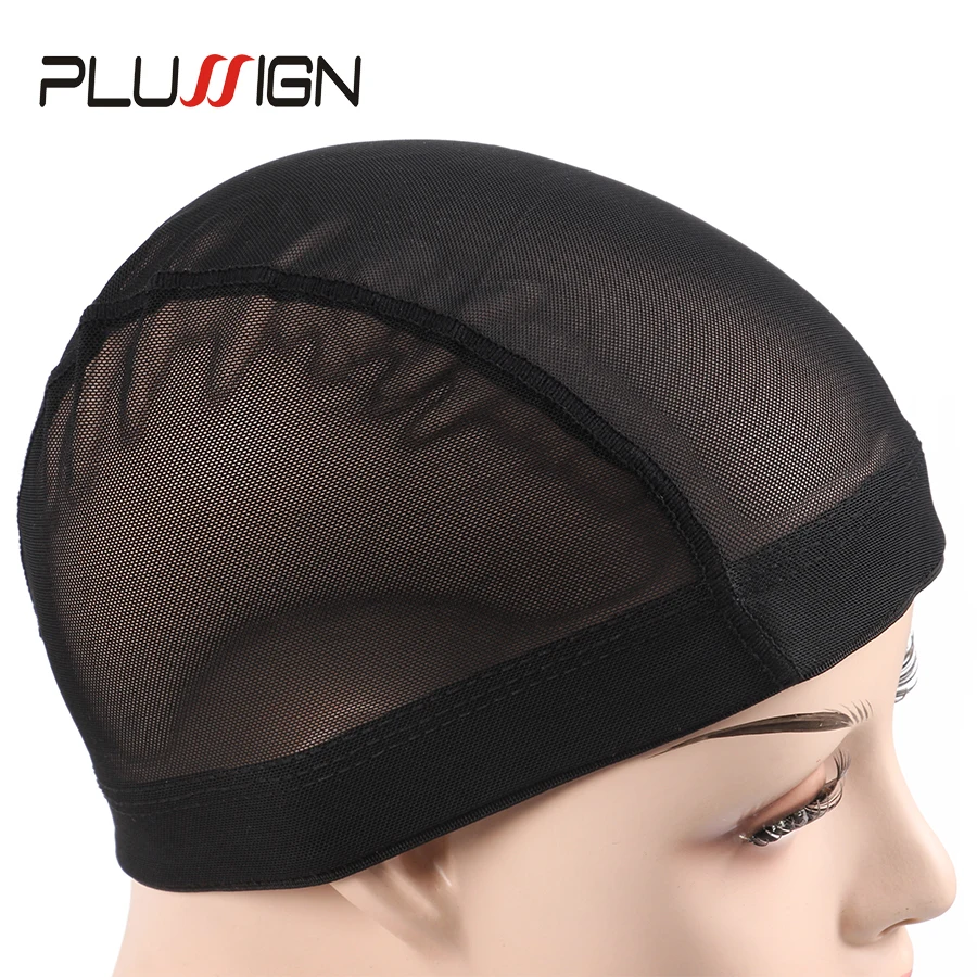 Black Wig Cap