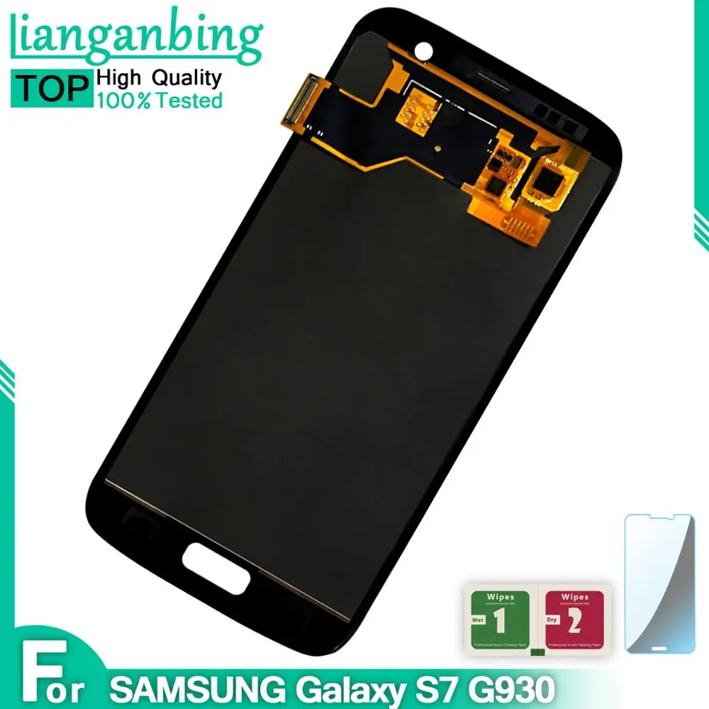 100% протестированный рабочий ЖК-дисплей для SAMSUNG GALAXY S7 G930A G930F SM-G930F кодирующий