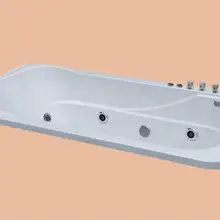 2100 мм Стеклопластик висячая Ванна акриловая гидромассажная Встраиваемая ванна для серфинга NS6018