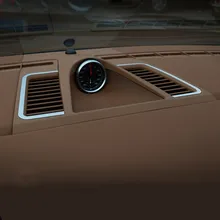 2 шт. алюминиевый сплав центр Кондиционер Выход отделка для Porsche Panamera аксессуары стайлинга автомобилей