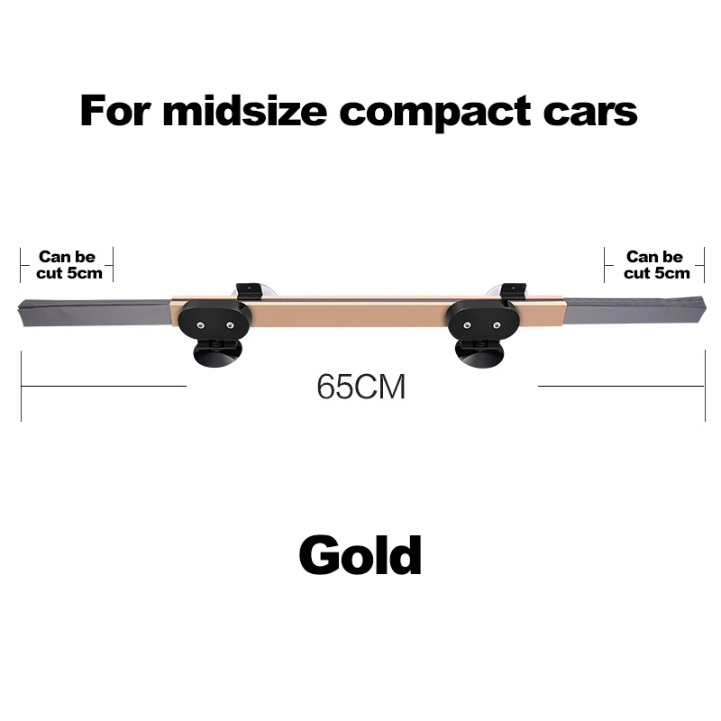 46/65/70 см автомобильный Выдвижной регулируемый лобовое стекло внедорожник Грузовик блок солнцезащитный козырек крышка переднее/заднее окно фольгированная занавеска для моделей автомобилей - Цвет: Gold 65cm