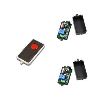 

AC110V 220V 1CH RF Wireless Remote Control System / Radio Switch Remote Switch Learning Code Receiver +Transmitter with Button