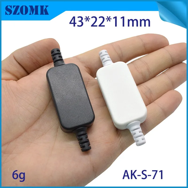small usb plastic enclosure usb stick shell box junction box plastic housing pcb plastic box for electronics project USB distribution enclosure (11)