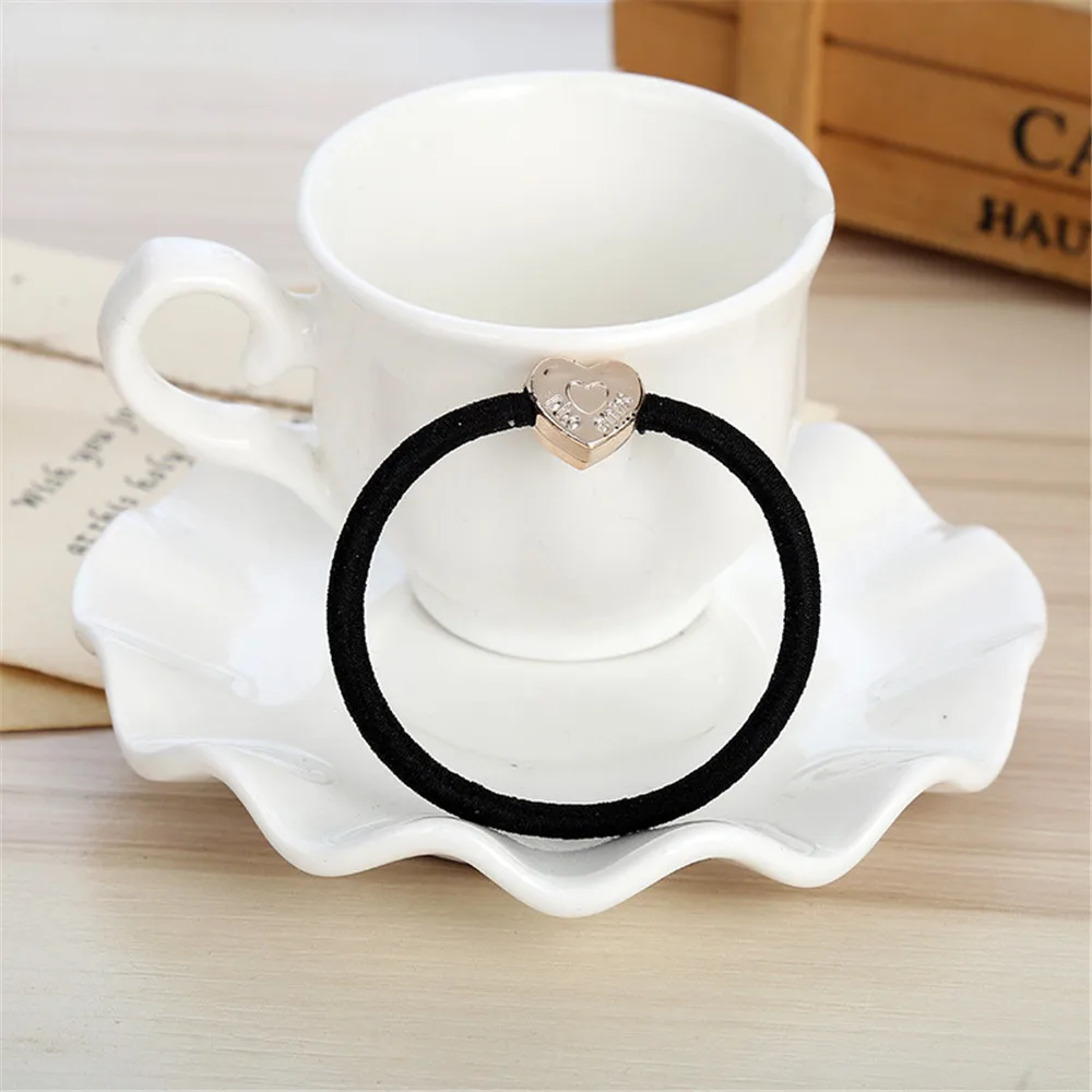 3 PCS Ponytail Holder Rubber Band Gum Simple Black Headband Flower Heart Bow Hair Accessories for Women Girl Elastic Hair Bands 3 PCS Ponytail Holder Rubber Band Gum Simple Black Headband Flower Heart Bow Hair Accessories for Women Girl Elastic Hair Bands