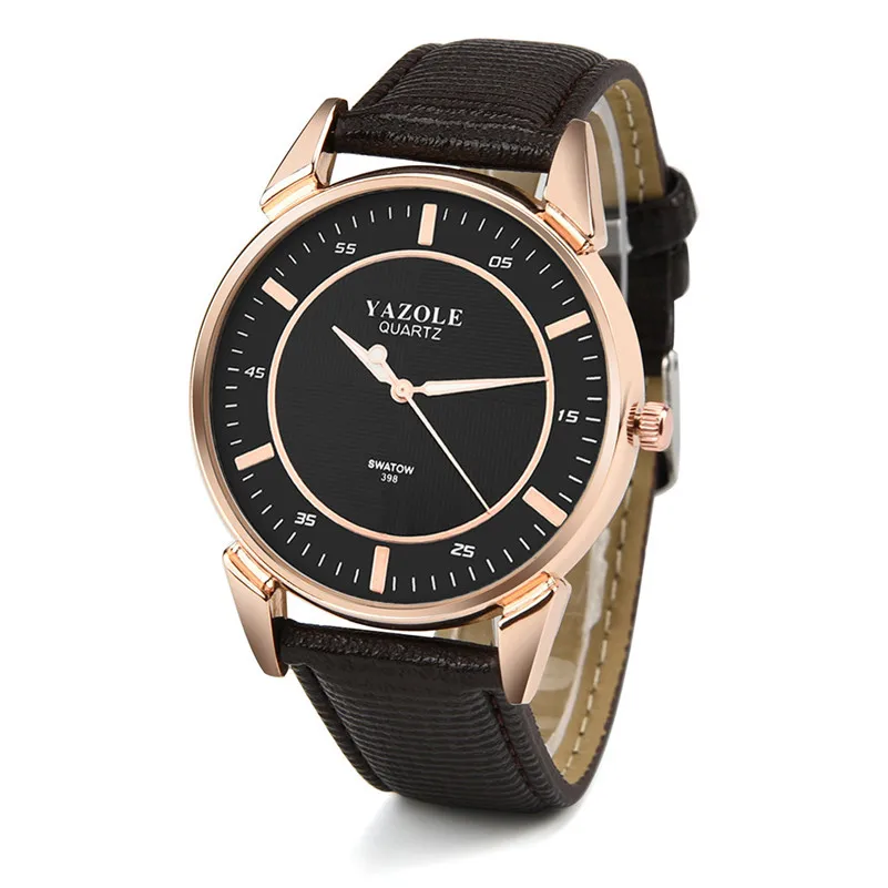 New Listing Luxury Men Watch Fashion Male QuartzWatch Round Leather Band Analog Quartz Wrist Watch Clock relogio masculino M22 (3)