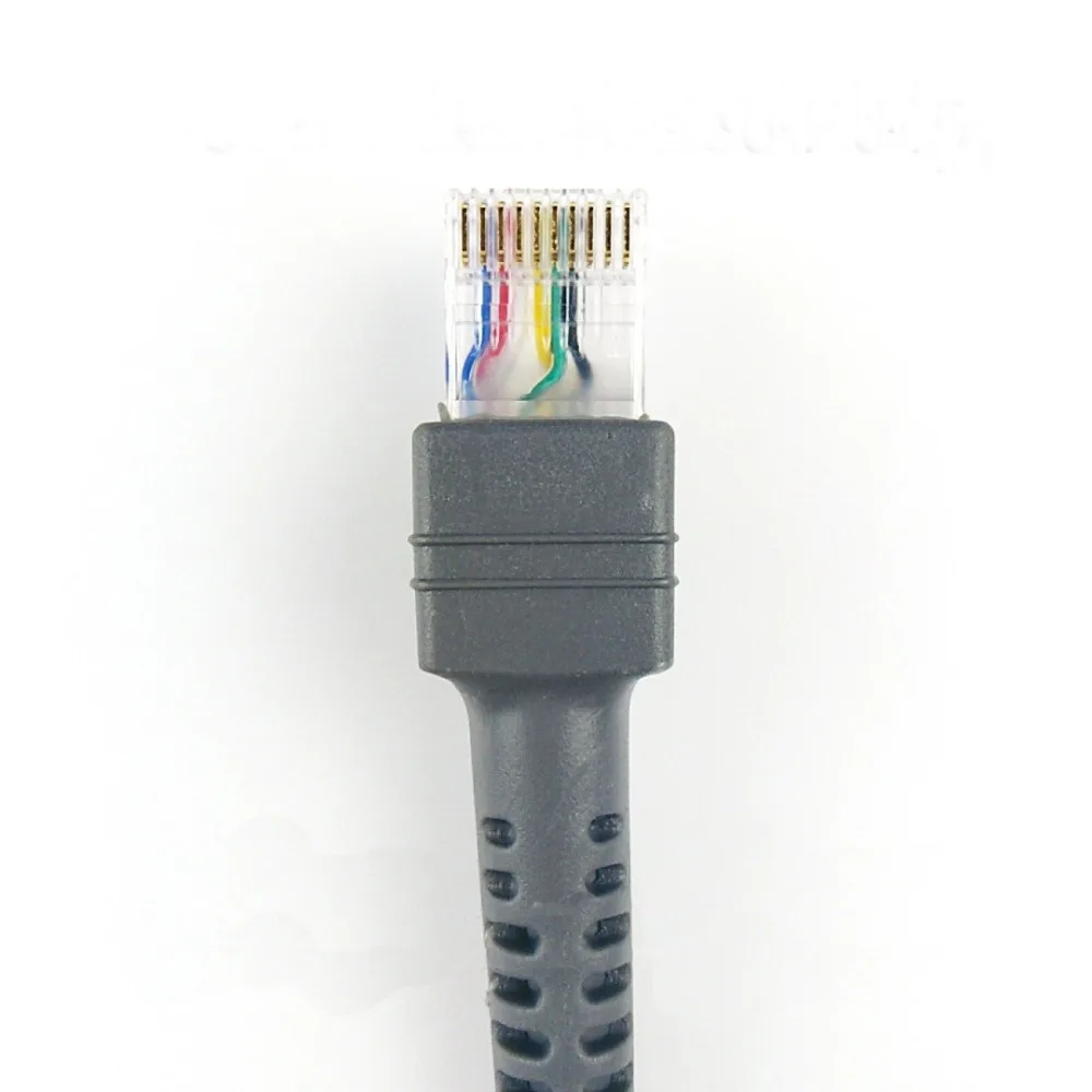 2 шт. сканер штрих кода PS2 кабель 3 м (10 футов) для символа LS2208AP LS1203 LS4208 LS4278 DS6707 DS6708