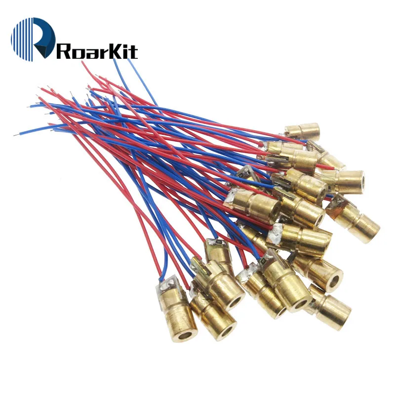 1 шт. лазерные диоды 5 мВт 650 нм диоды RED Dot Лазерная Диодная схема 3 В/5 В 5 мВт 650 нм модуль указка прицел Медная головка