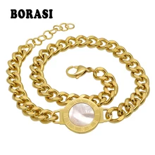 Модный браслет из нержавеющей стали с двойной обмоткой, известный роскошный бренд, ювелирные изделия для женщин,, женские браслеты и браслеты