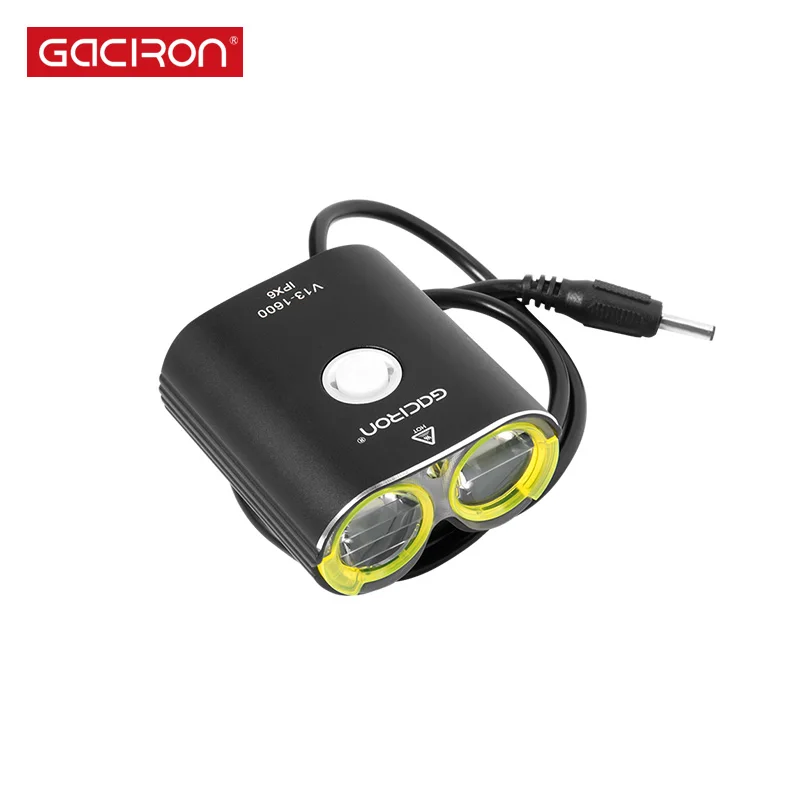 Передняя фара для велосипеда раздельного типа Gaciron V13 IPX6 водонепроницаемая 1600