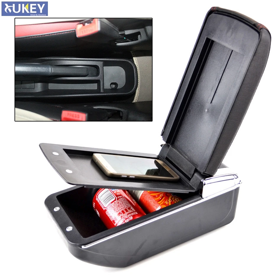 plateau de l/'organisateur de console centrale Accouché de voiture boîte de rangement d/'accoudoirs for Toyota Yaris Vitz Echo 1998 2000-2005 Dual Couche Centre d/'accoudoir Console Console Boîte de r
