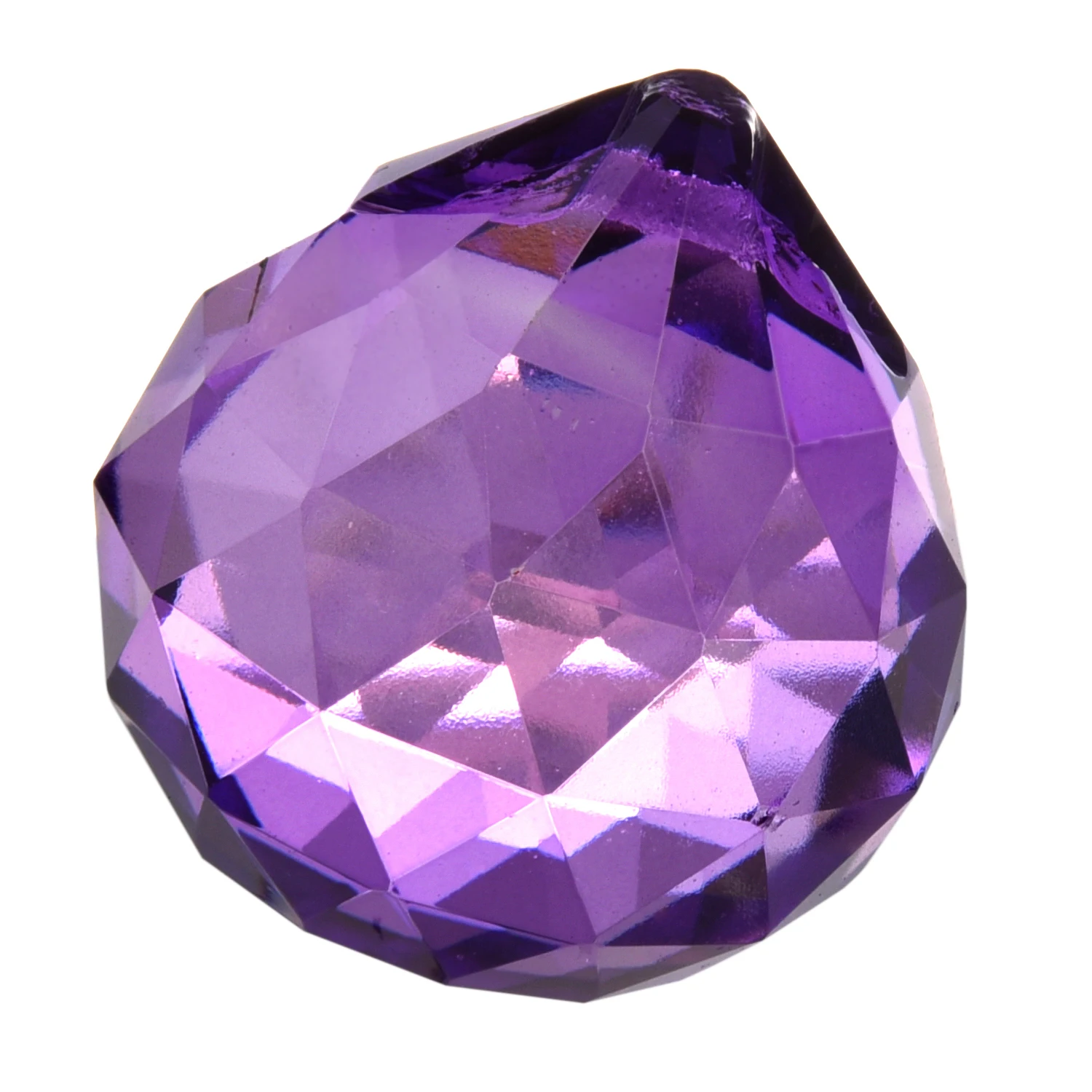 Hot- 30mm Purple Crystal Ball Prisms | Лампы и - Цена: 