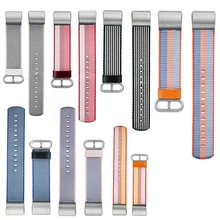 Тканый нейлоновый тканевый браслет-ремешок Ремешок для Fitbit Charge 2 Charge2 ремешок для часов фитнес-трекер пульсометр браслет