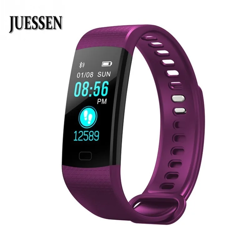 

JUESSEN Smartband Activity Tracker Fitness Bracelet Smart Wristband Blood Pressure Color Screen For Huawei Band 2 Pro