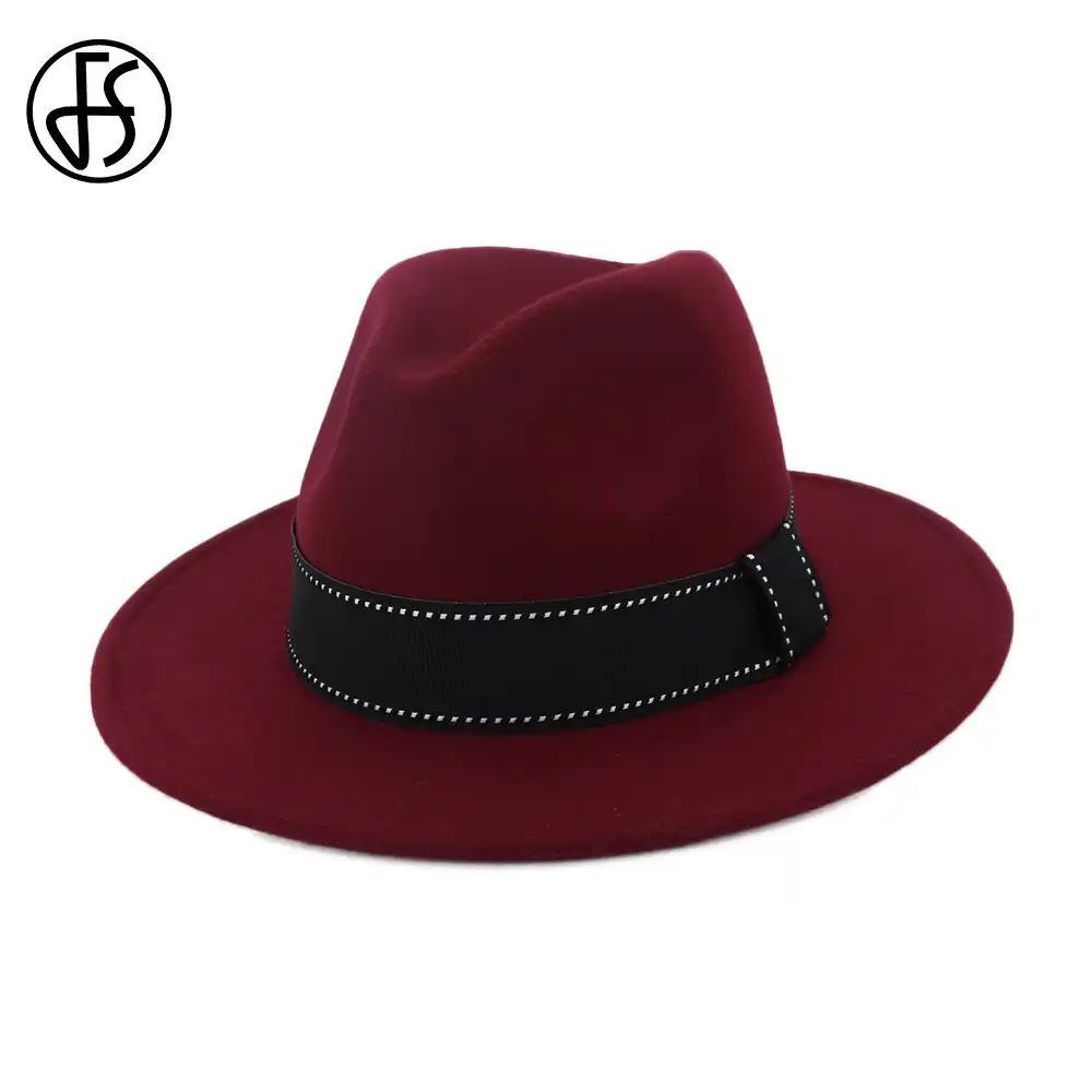 red and black church hats