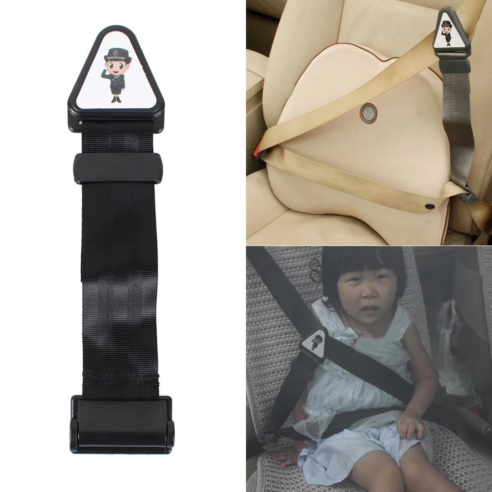 Автомобильные аксессуары Регулировка безопасности детей черный ремень безопасности автоматическое подключение ремни зажим Регулируемый замок Пряжка ремень