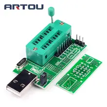 Плата биоса MX25L6405 W25Q64 USB программист lcd горелка CH341 CH341A программист для 24 25 серии