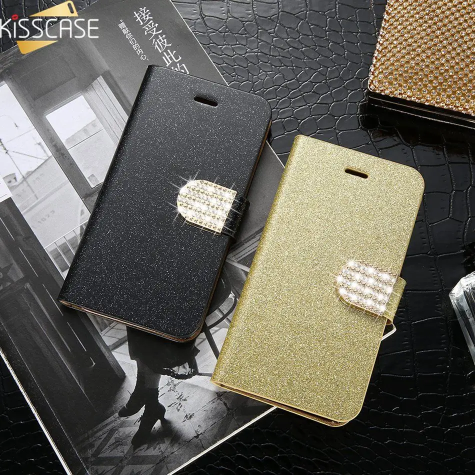 Чехол для iPhone 8 XR 7 подставка Bling чехол 6 Plus S 5 5S SE Conque блестящий чехол|Чехлы-книжки| |