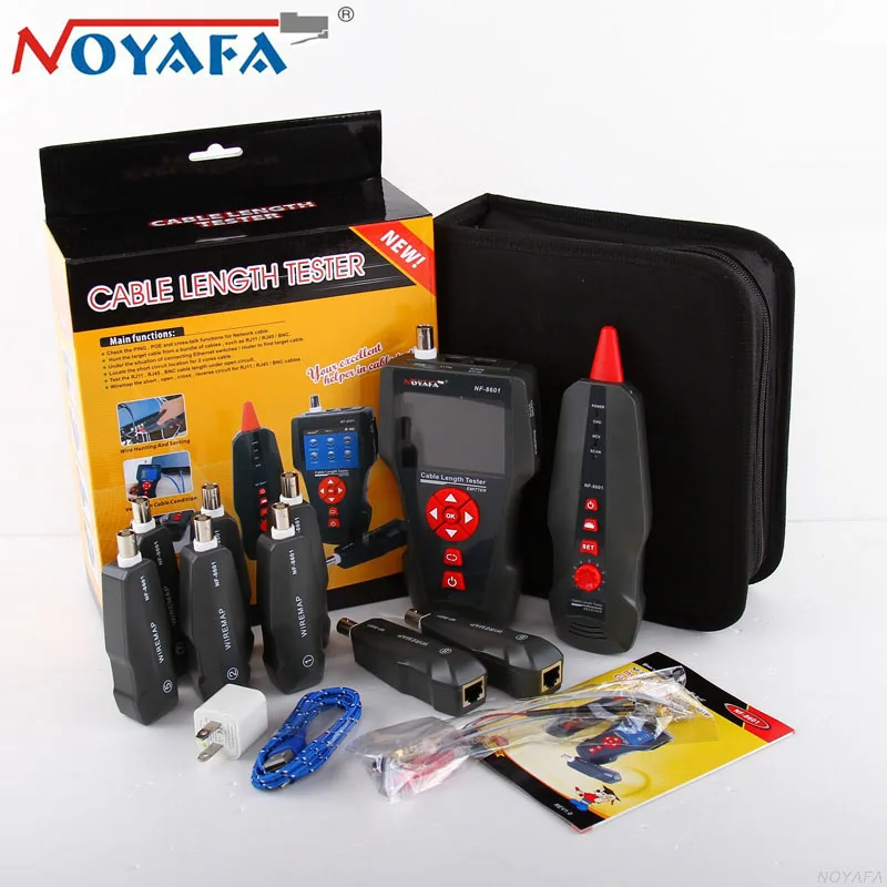 Noyafa NF-8601W LCD Lan Jaringan Kabel Tester Telepon Ponsel Kawat ...
