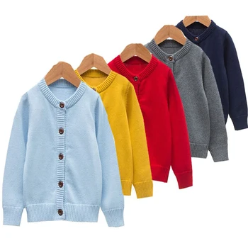 

New Child Knitted Cardigan Autumn Children Sweater Kids Boys Clothing Baby Sweaters Infant Girls Cardigan Single-Breasted Jacket