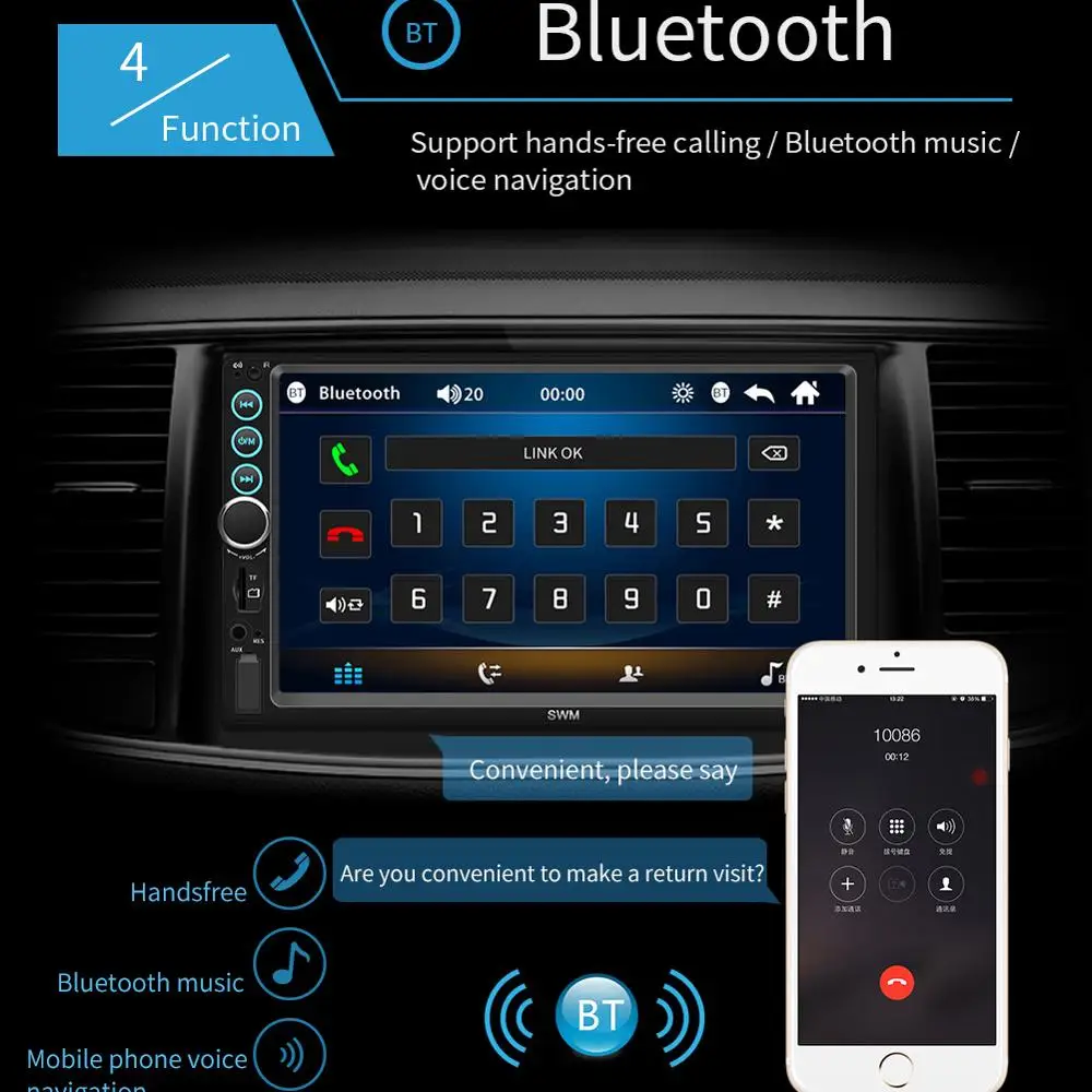 Car Radio 2 Din Autoradio 7\ Car Radio 2 Din Autoradio 7\