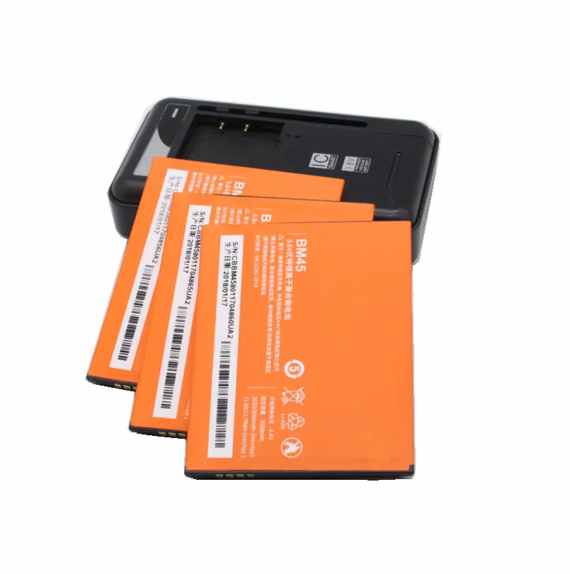 Ciszean 3x BM45 BM 45 3020mAh Phone Replacement Battery + Dock Charger For Xiaomi Redmi Note 2 Hongmi Redrice Note2 Batteries | Мобильные