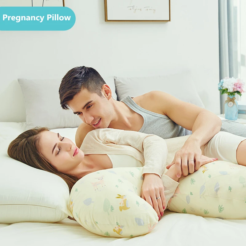 Multifunctional Cotton Long Pregnancy Pillow Waist Supporting Body