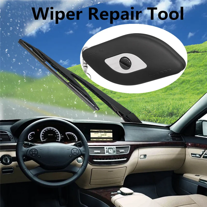 

Car Wiper Repair Tool Windscreen Blade Restorer Windshield Rubber Strip With Keychain Boneless Wiper For Car-styling Accessories