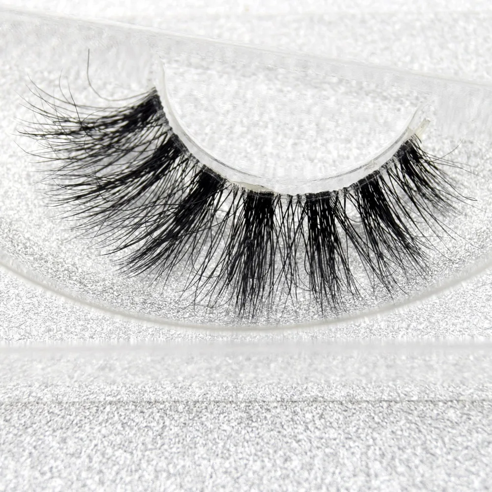

Visofree Lashes 3D Mink Strip Lash Reusable False Eyelashes Dramatic Lashes Lightweight Invisible Band Eye Lashes F205