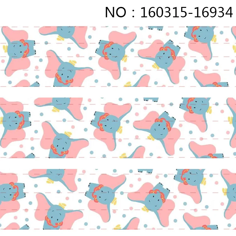 10 ярдов-разные размеры-японская мультяшная лента с рисунком - Цвет: 160315-16934