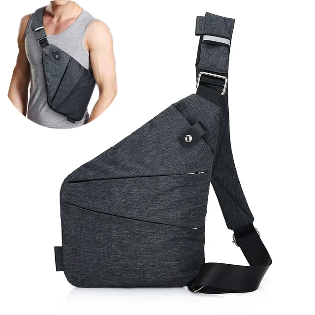 SAFEBET Men Anti Theft Safety Underarm Sport Travel Storage Bags