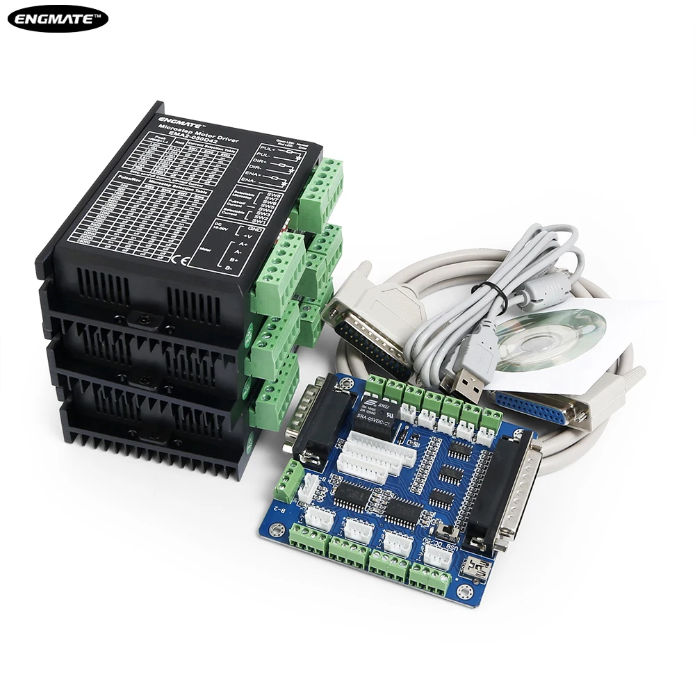 

CNC Kit 1*5 Axis Breakout Board + 3*EMA2-050D42 Microstep EMA2-050D42