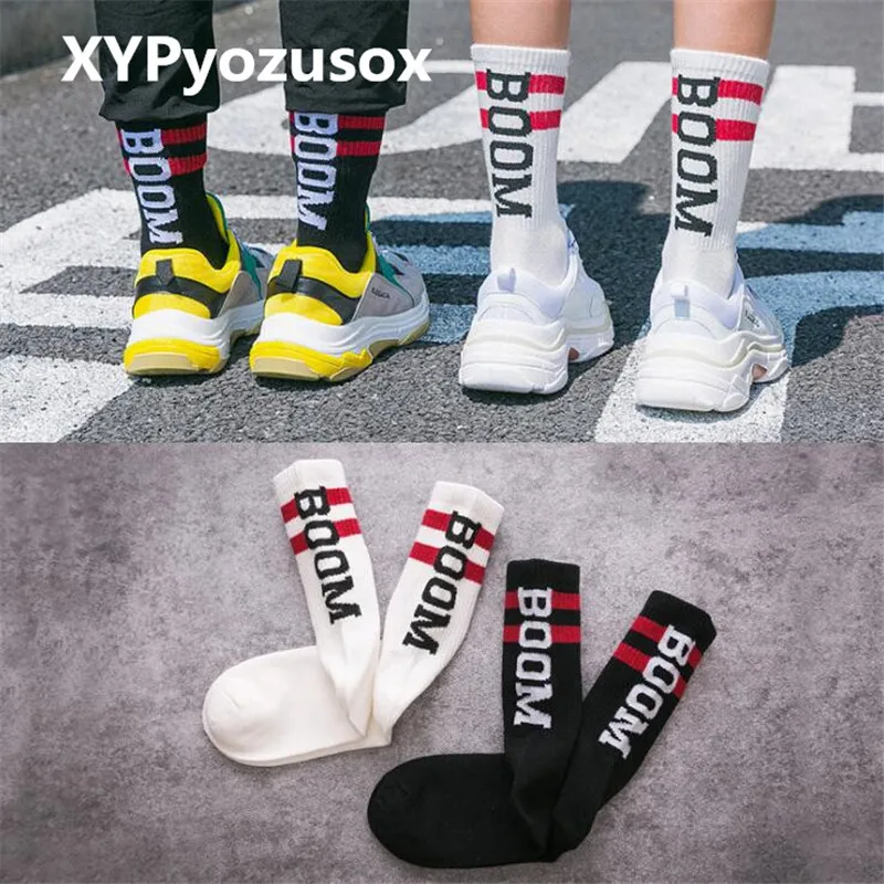 الأزياء مضحك رجل الجوارب القطن لوح التزلج الهيب هوب الجوارب للجنسين الجدة محب طويلة الجوارب الحاضر للرجال Meias الشارع الشهير الجوارب