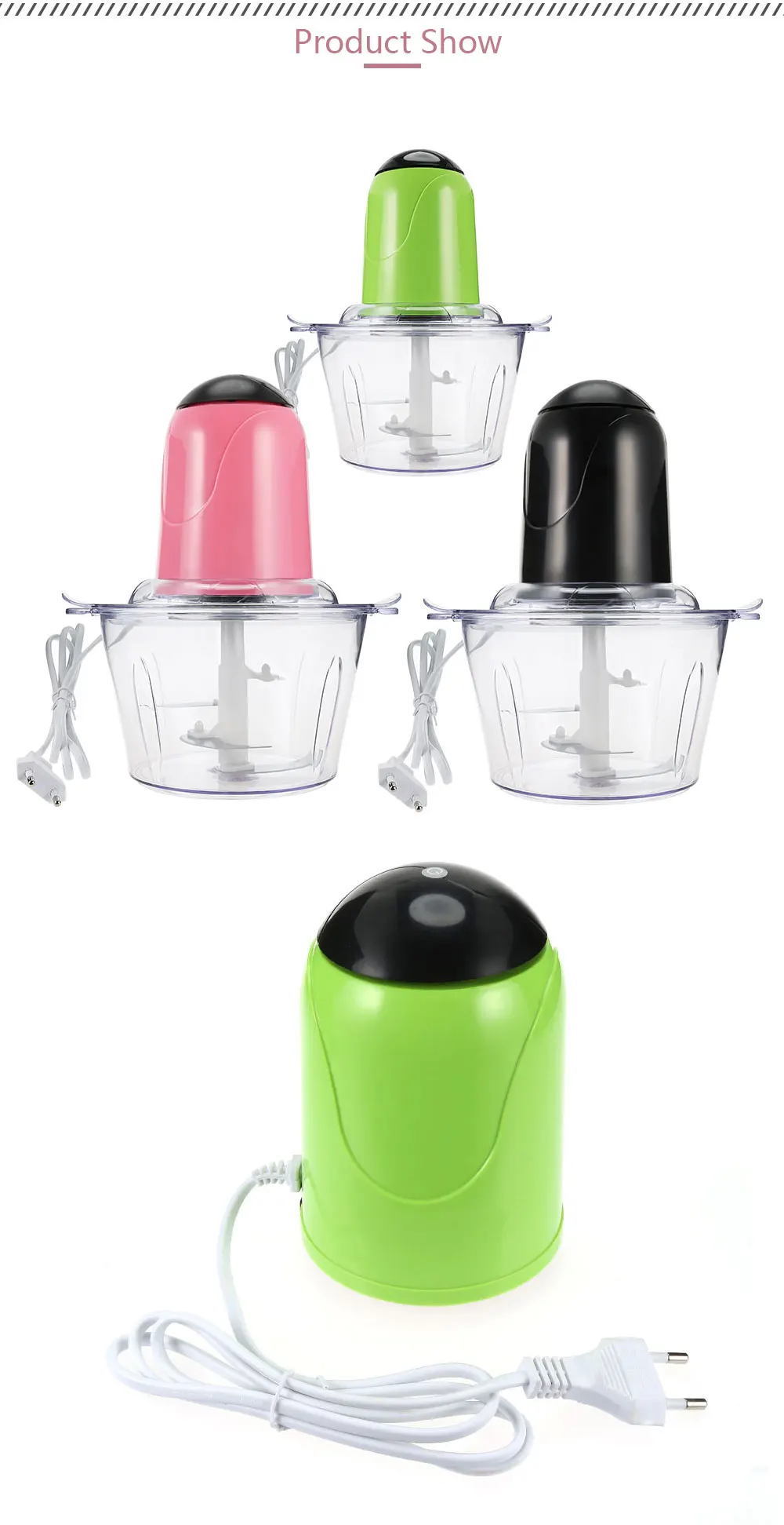 Multifunctional Electric Food Processor Meat Grinder