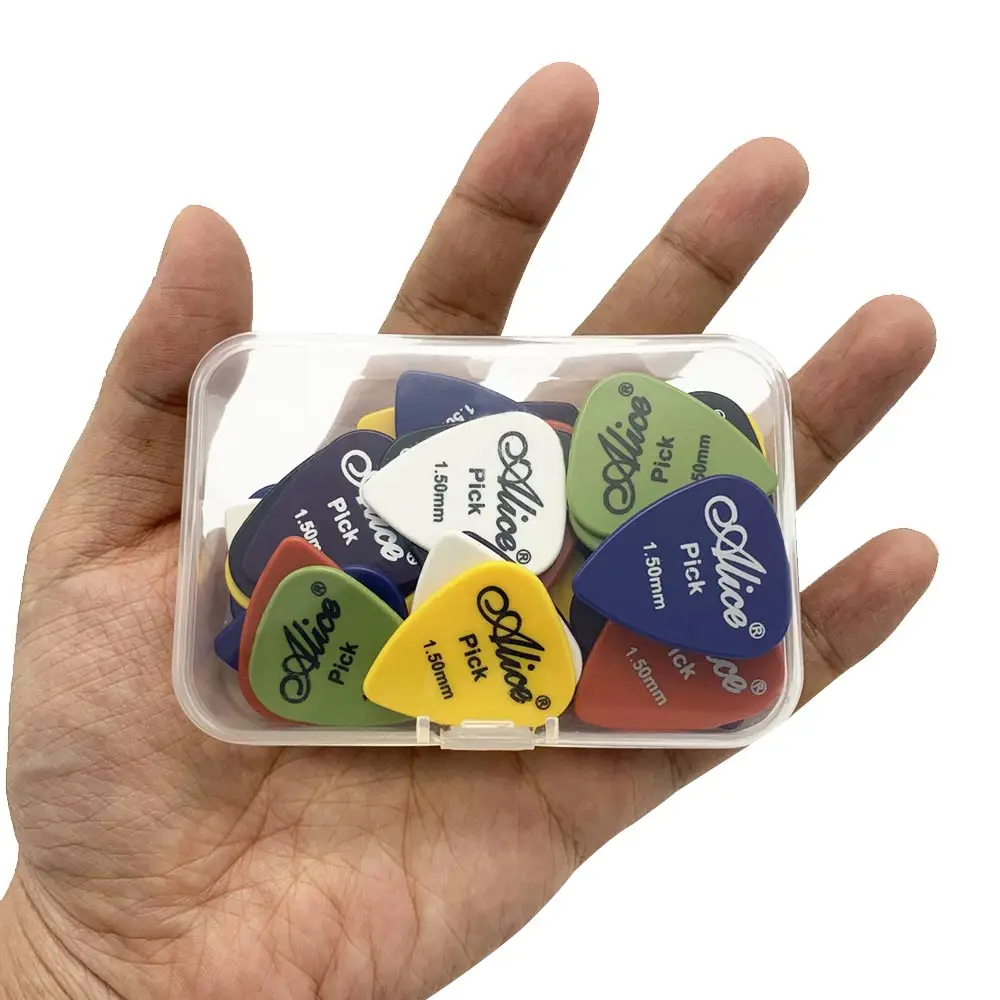 Гитарный медиатор Alice Plectrum 40 кирок и 1 коробка для хранения Palheta Guitarra толщина 0 58 71 81