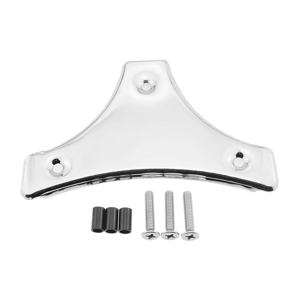 Motorcycle Sissy Bar Backrest Pad Mount Kit Flat Plate For 09-19 Harley Touring Electra Glide Street Glide Road King 2010 2012  (2)