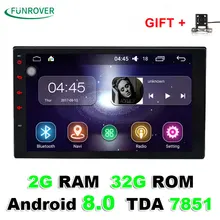 2018 Sale 2 Double Din Universal Car Radio Dvd Player Stereo 2g+32g 7 Inch Android 8.0 Autoradio Gps Navigation Quad-core Bt Fm