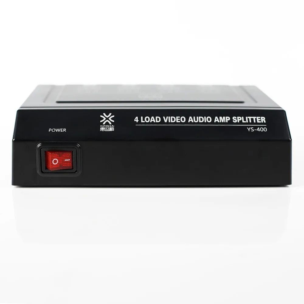Высокое качество 4 способ 1 в из 3 RCA аудио видео AV Усилители домашние Splitter HDTV DVD VCD